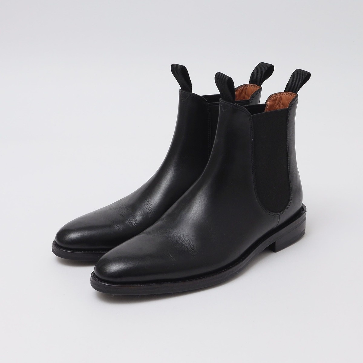 オイルドコットン×カーフコンビレースアップブーツ