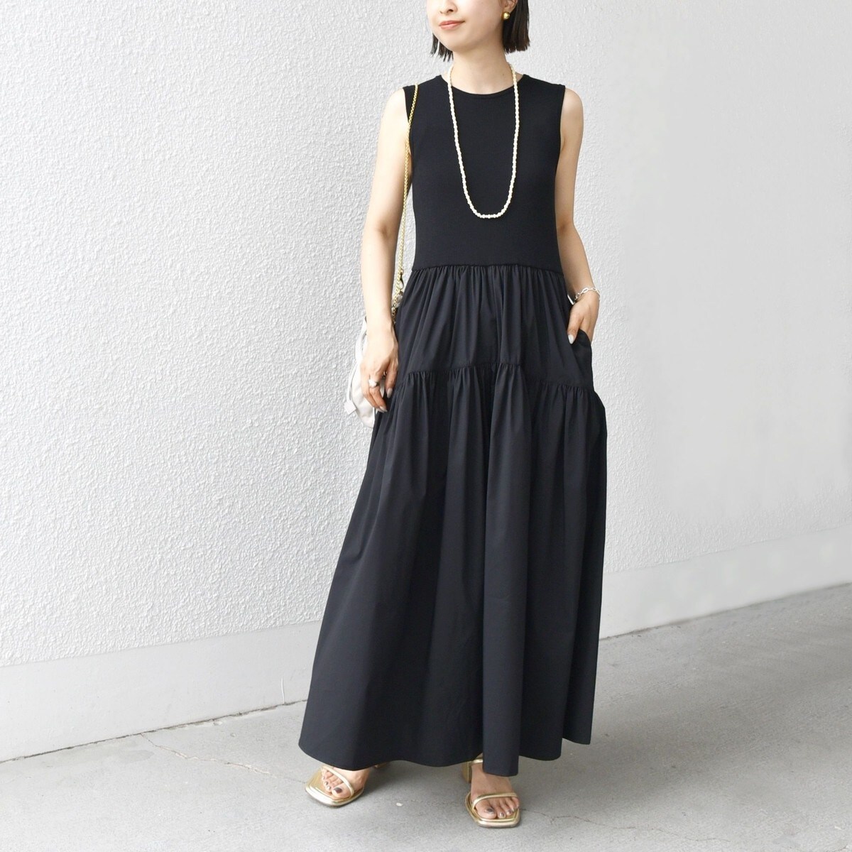 SHIPS　ドットシアージャガードウエストタックワンピース 手洗い可能〉ドット シアー ジャカード ウエスト タック