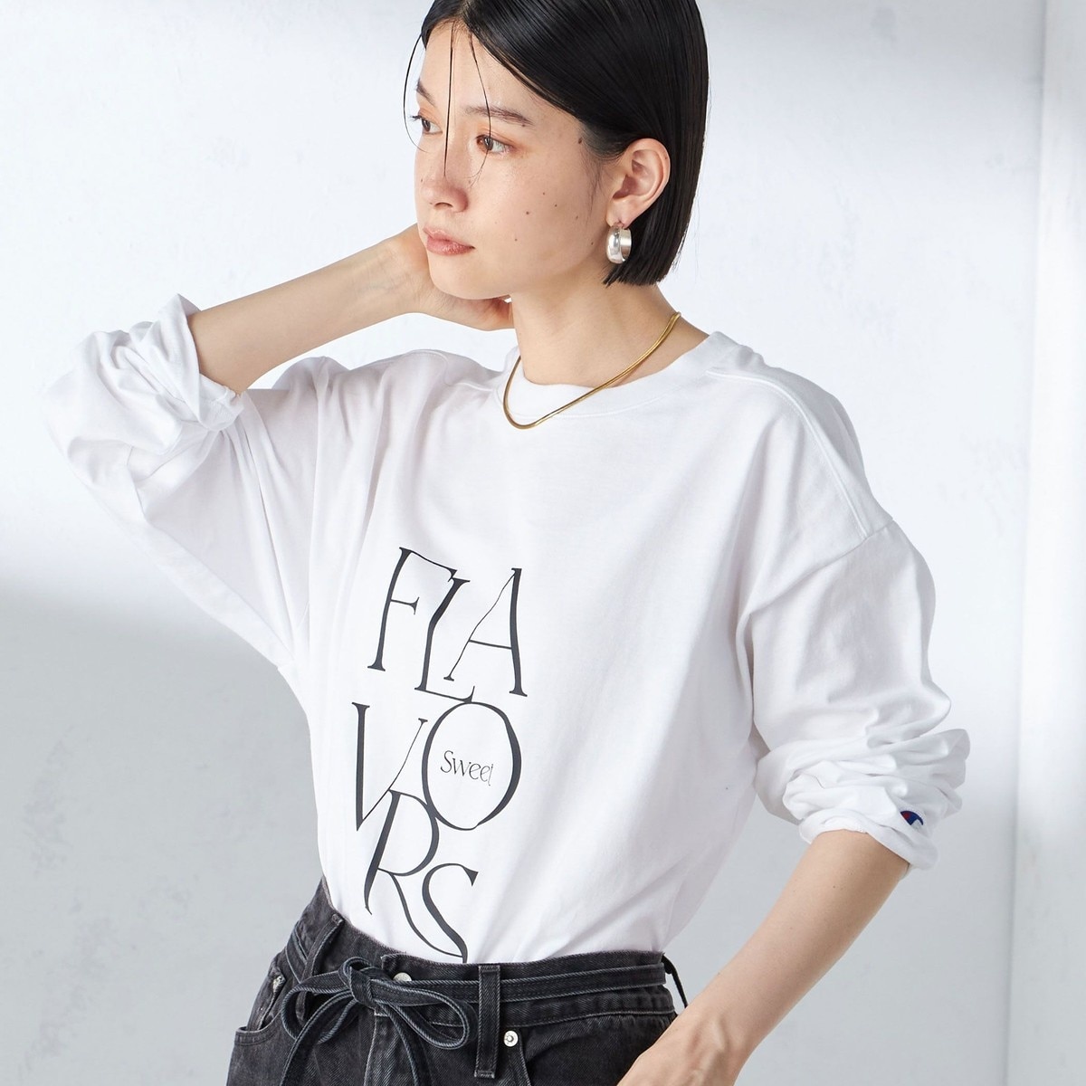 SHIPS any別注】Le 荒々しい minor: ロングスリーブ ボーダー TEE