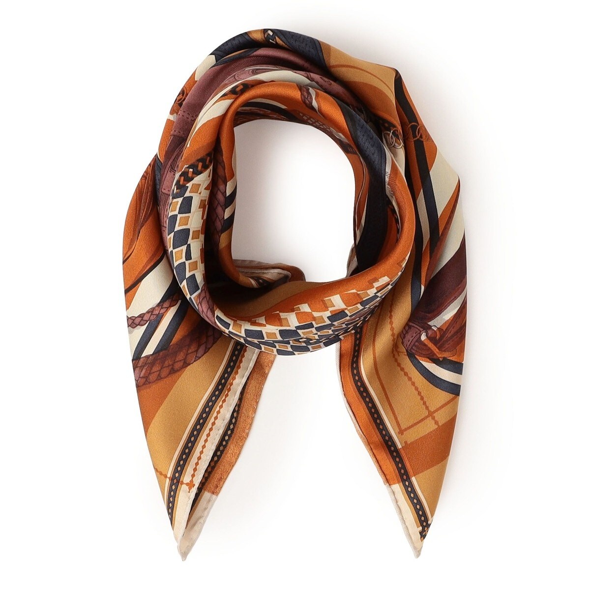 マニプリ　ブラウン系スカーフ manipuri:スカーフ 65*65 | シップス(SHIPS) | マルイウェブチャネル