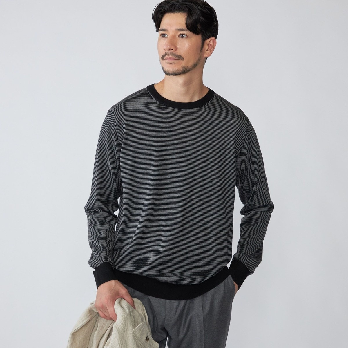 SHIPS:〈手洗い可能〉リネン バスケット ニット Tシャツ シップス SHIPS SHIPS:〈手洗い可能〉リネン バスケット ニット
