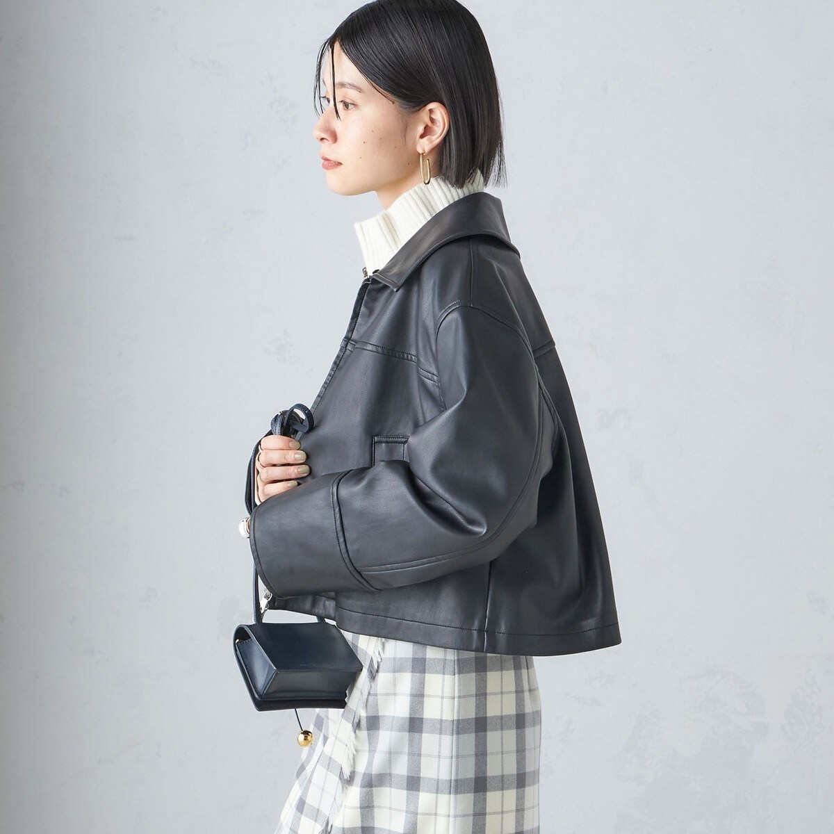 ボアカラーブルゾン ボアカラーキルティングブルゾン FD22M008【Fano