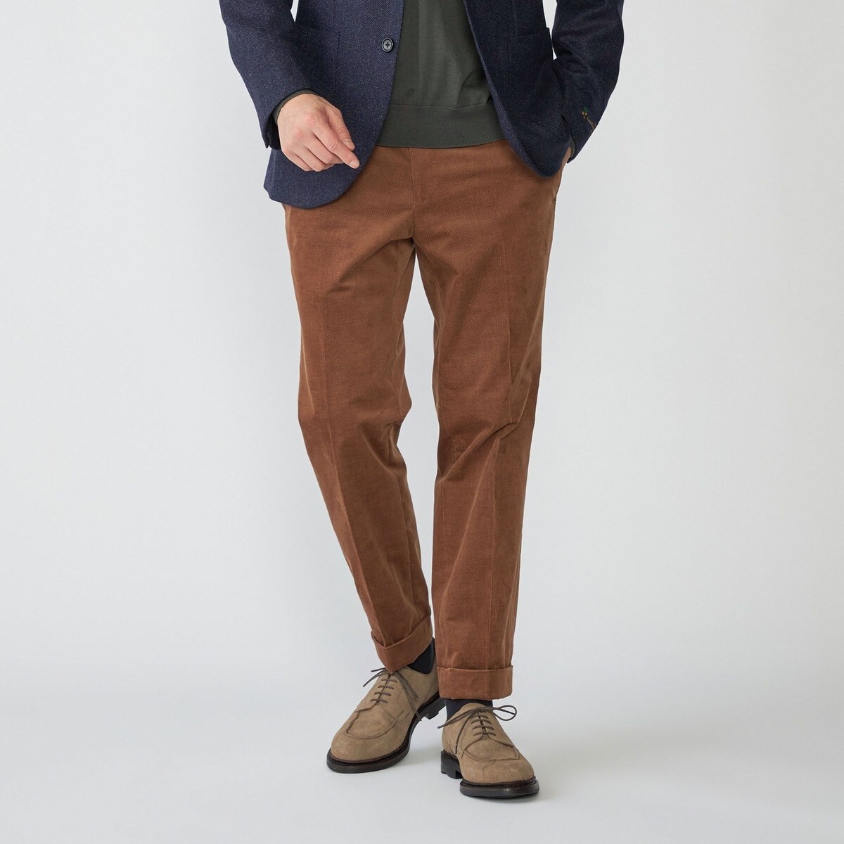 SHIPS: DUCA VISCONTI ブロークンコーデュロイ スラックス | シップス