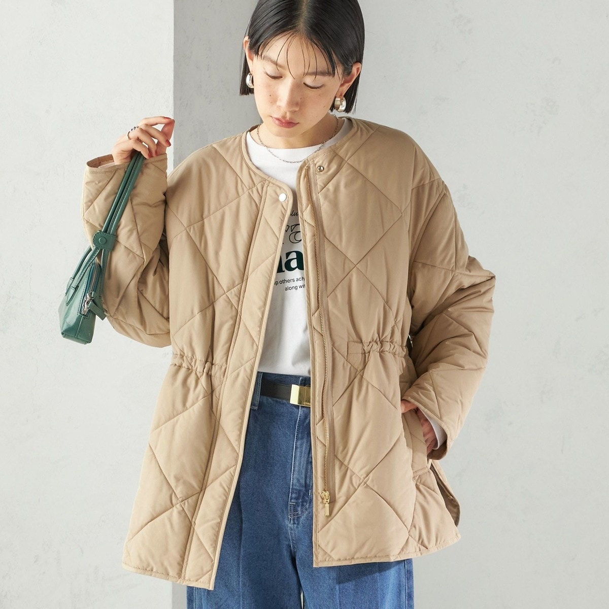 追加予約》TAION / タイオン *Spick別注キルティングブルゾン