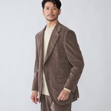 【SHIPS別注】CARUSO: AIDA ワイドラペル コーデュロイ ジャケット