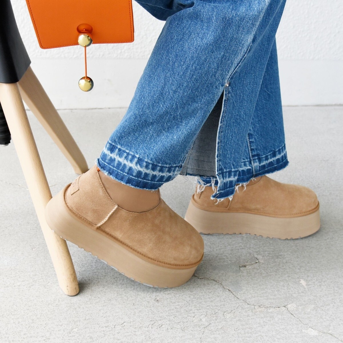 [}C]UGG:CLASSIC MINI DIPPER/VbvXiSHIPSj L