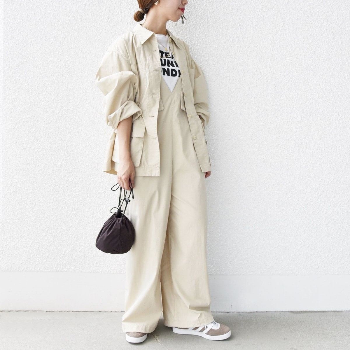 【定価24,970円】シップス 2022SS 手洗い可能 サロペットパンツ 美品 定価24,970円】シップス 2022SS 手洗い可能 サロペットパンツ 美