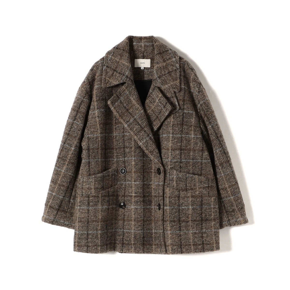 スライバー チェック ショート Pコート | シップス(SHIPS) | マルイ