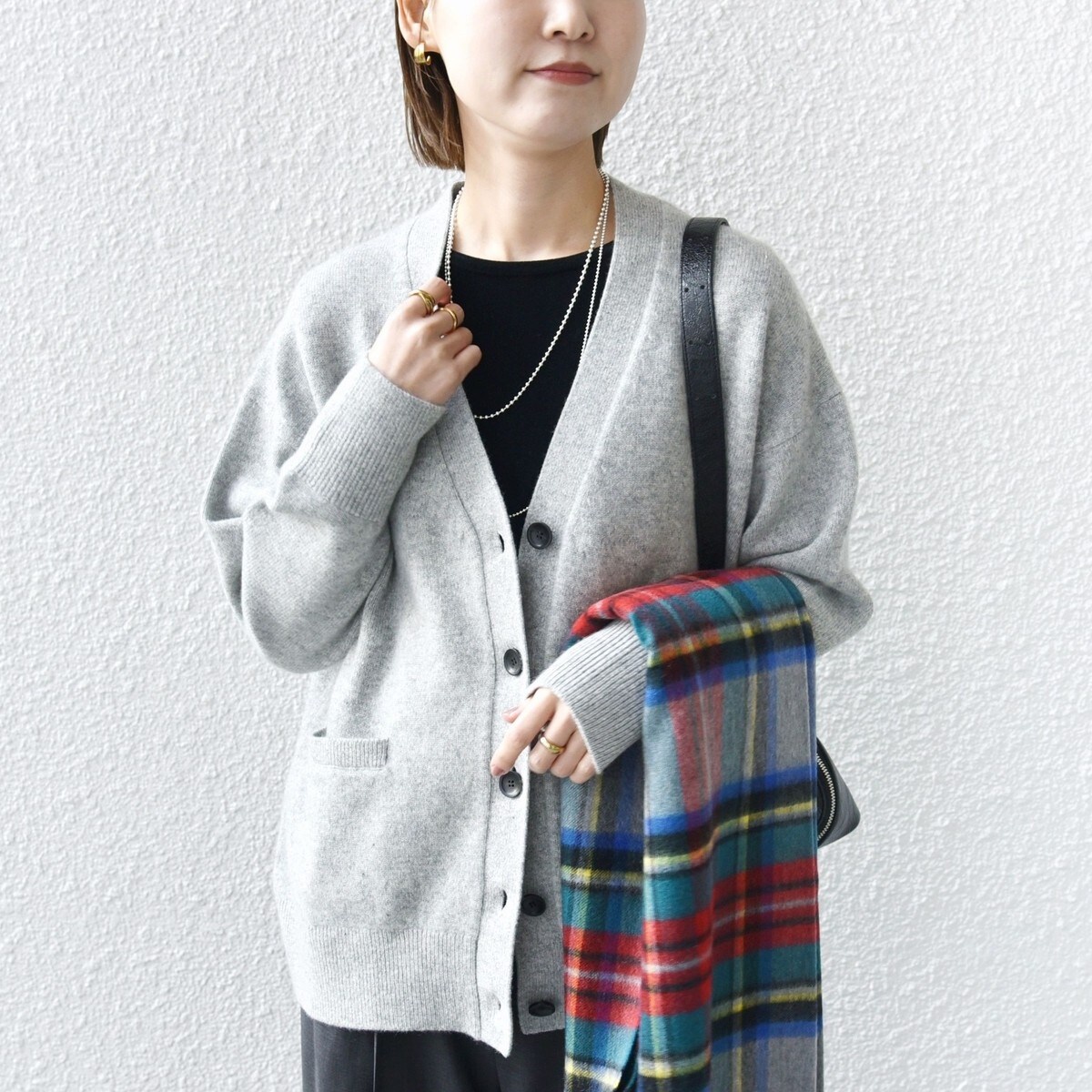 手洗い可能〉7G ウール カシミヤ Vネック カーディガン | シップス