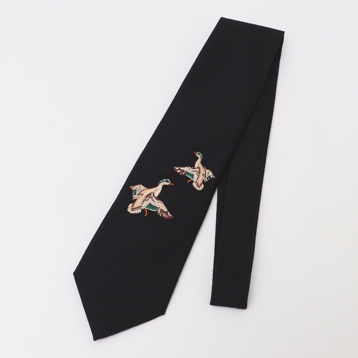 SHIPS別注】Stefano Cau: エンブロイダリー アニマル ネクタイ
