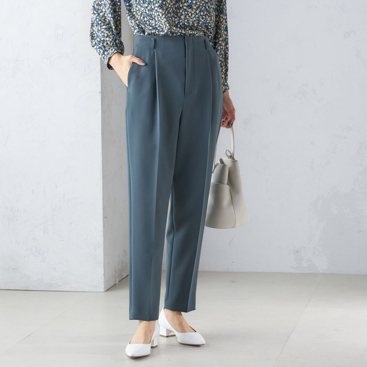 ストレッチコットンブレンド 5ポケット デニムパンツ | ブルックス