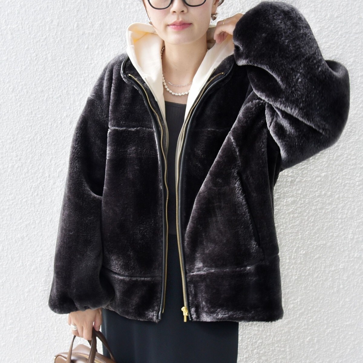 SHIPS【WEB限定完売】高密度 ブライト ボア スタンドコートONESIZE WEB限定】 高密度 ブライト ボア スタンドコート | シップス