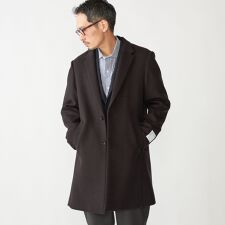 SHIPS: スーパー120'S メルトン チェスター コート 24FW