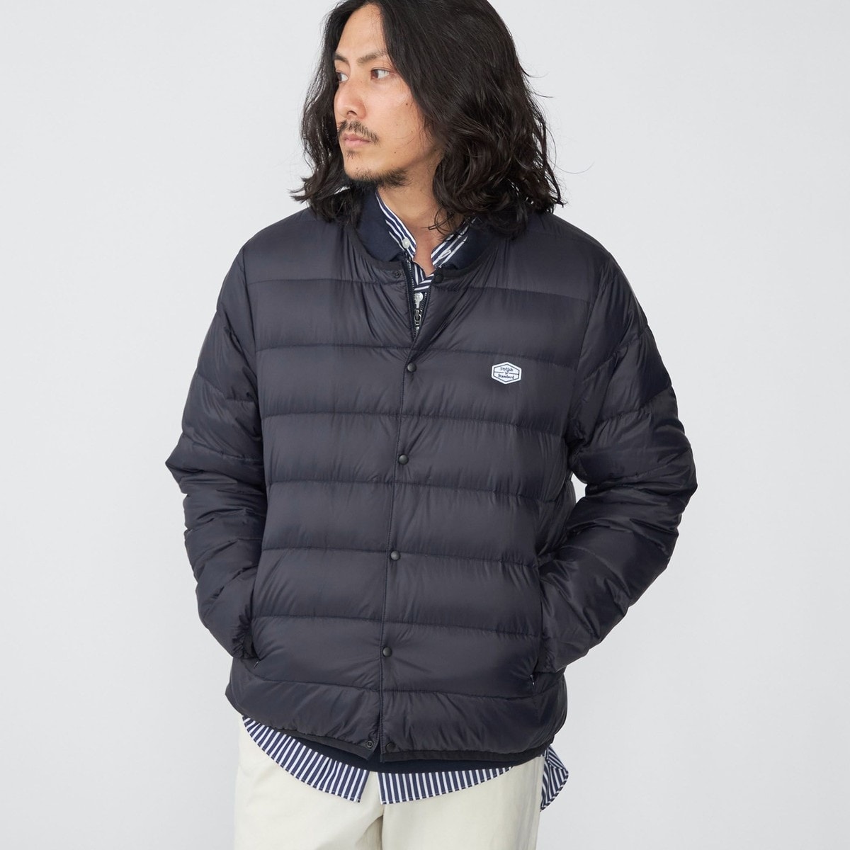 SHIPS サイズM シップス ダウンJKT メンズ シップス SHIPS SHIPS: 〈セットアップ対応〉ダウンファブリック