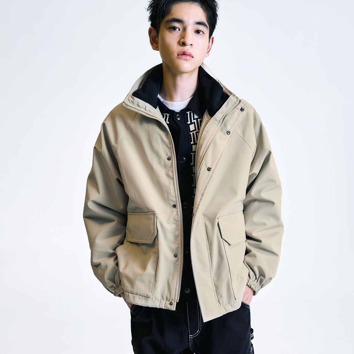 City Ambient Products: 3WAY フリース ライナー スタンドカラー