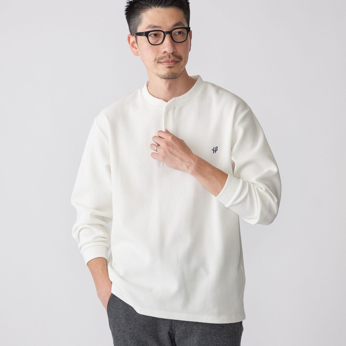 SHIPS: コットン ホッパー ライト クルー プルオーバー SHIPS: コットン ホッパー ライト クルー プルオーバー