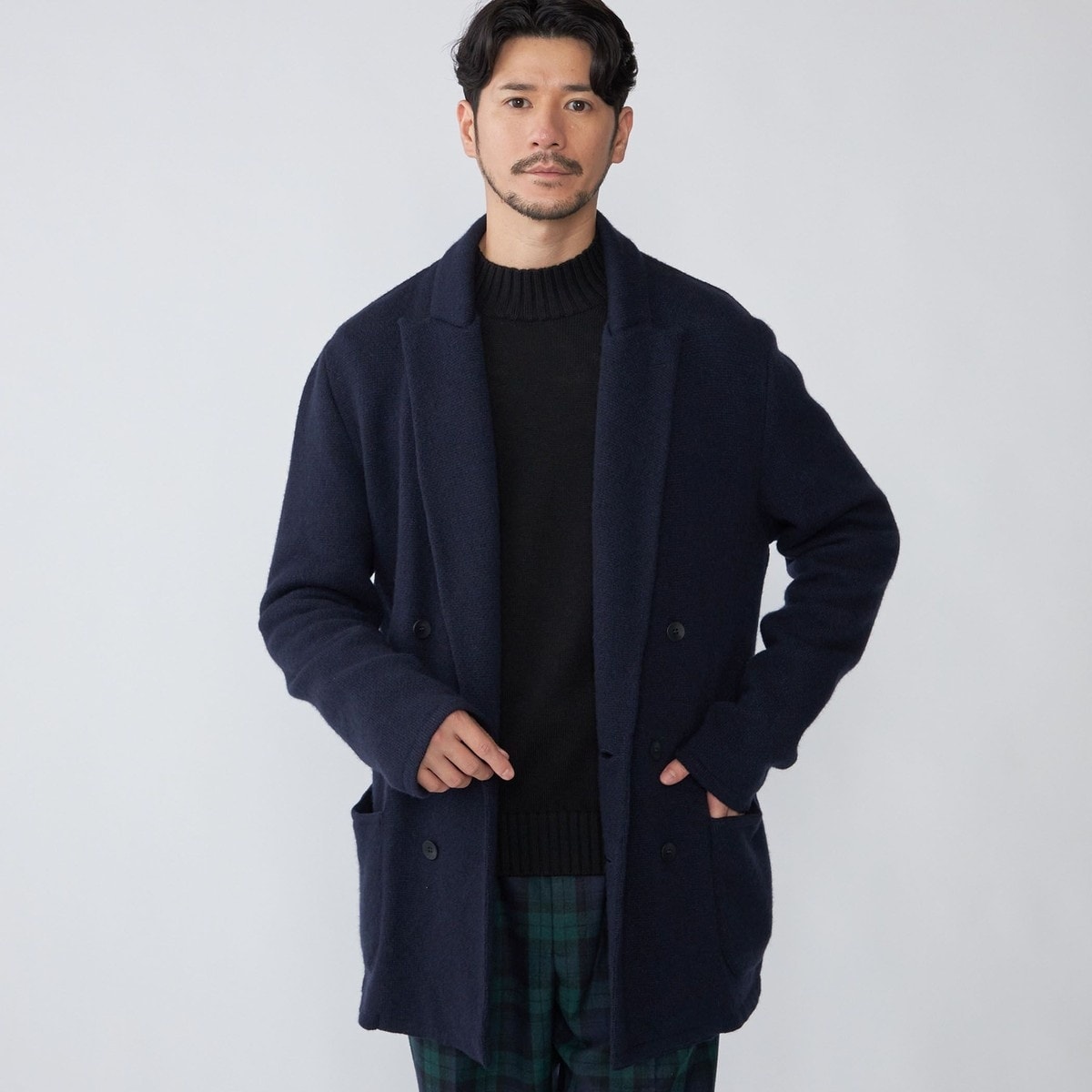 blurhms ROOTSTOCK/ブラームス×JS】別注 6ボタン ネイビー