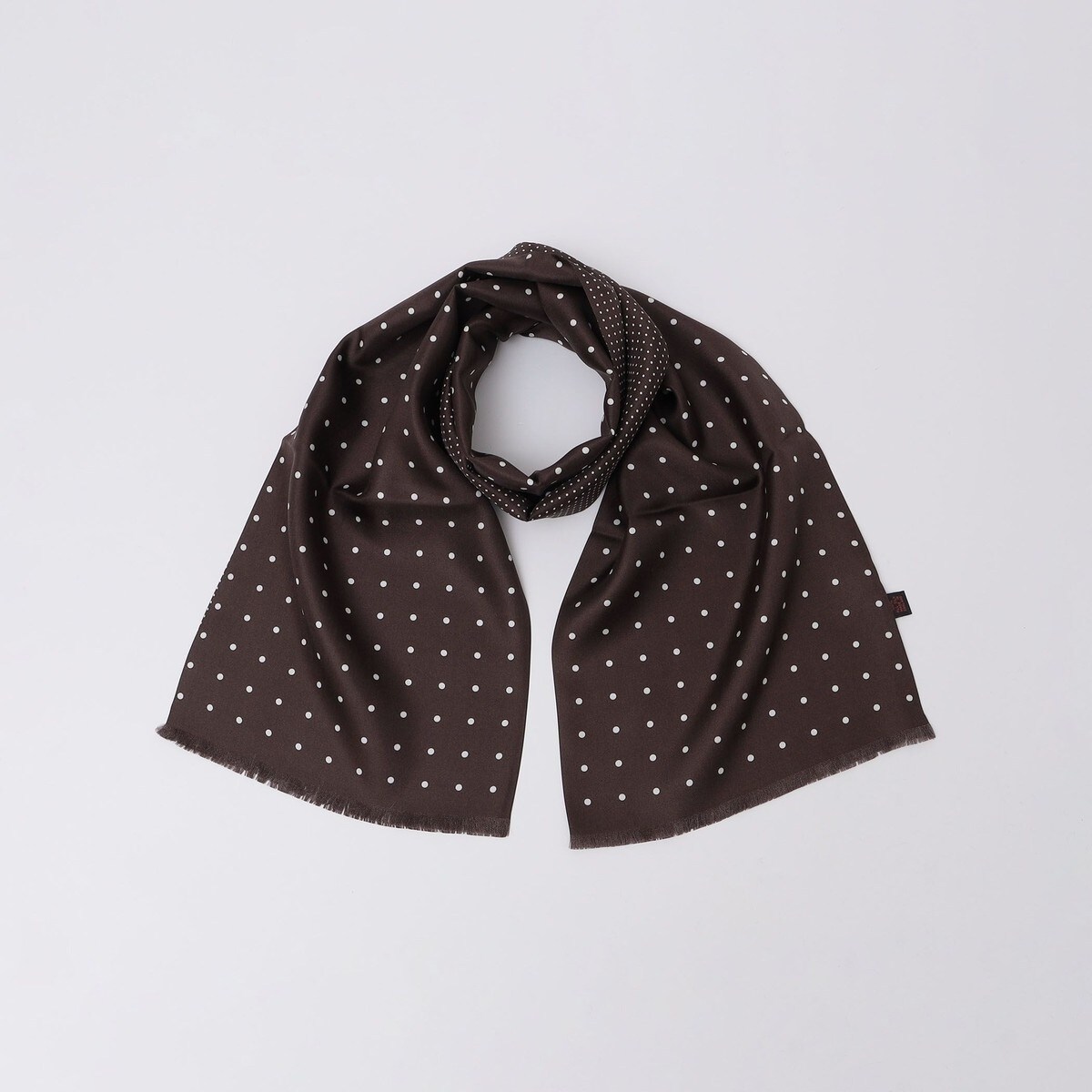 fratelli luigi ドット柄シルクバンダナ fratelli luigi ドット柄シルクバンダナ