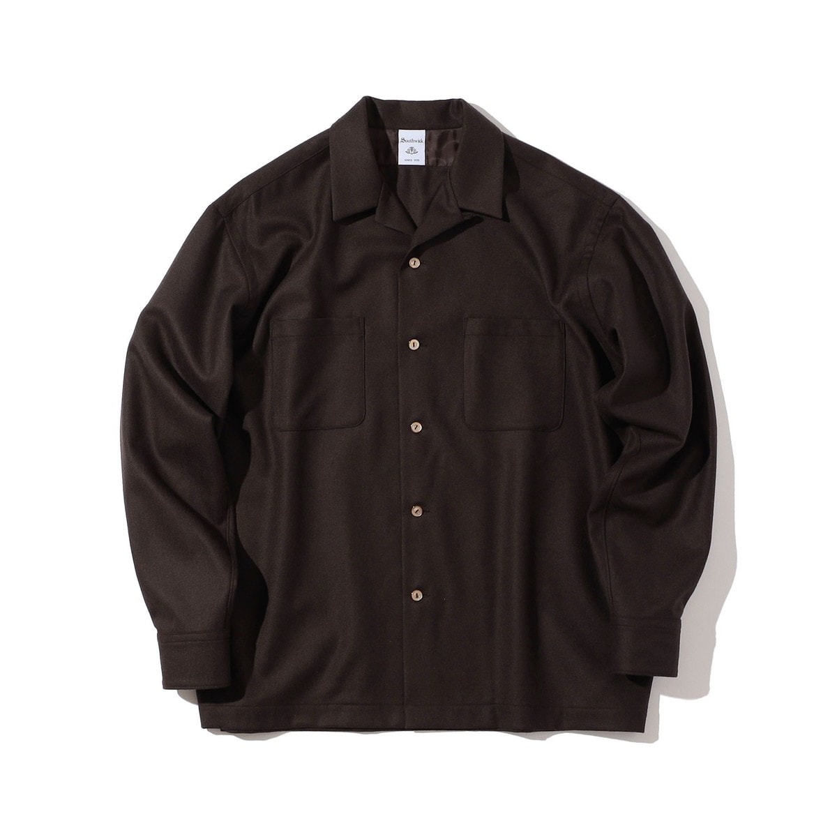 専用　IENA レザーシャツブルゾン◆ LodonDenim】フェイクレザー/オーバーシャツ ブルゾン