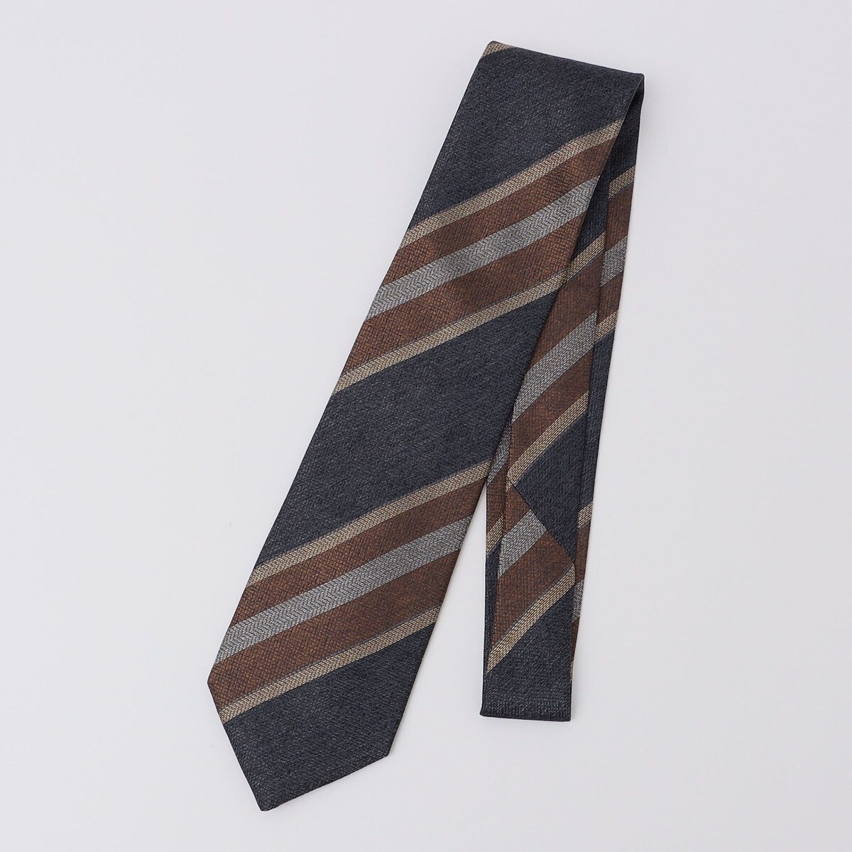 たか シップス メン】SHIPS: シルク サテン ストライプ ネクタイ