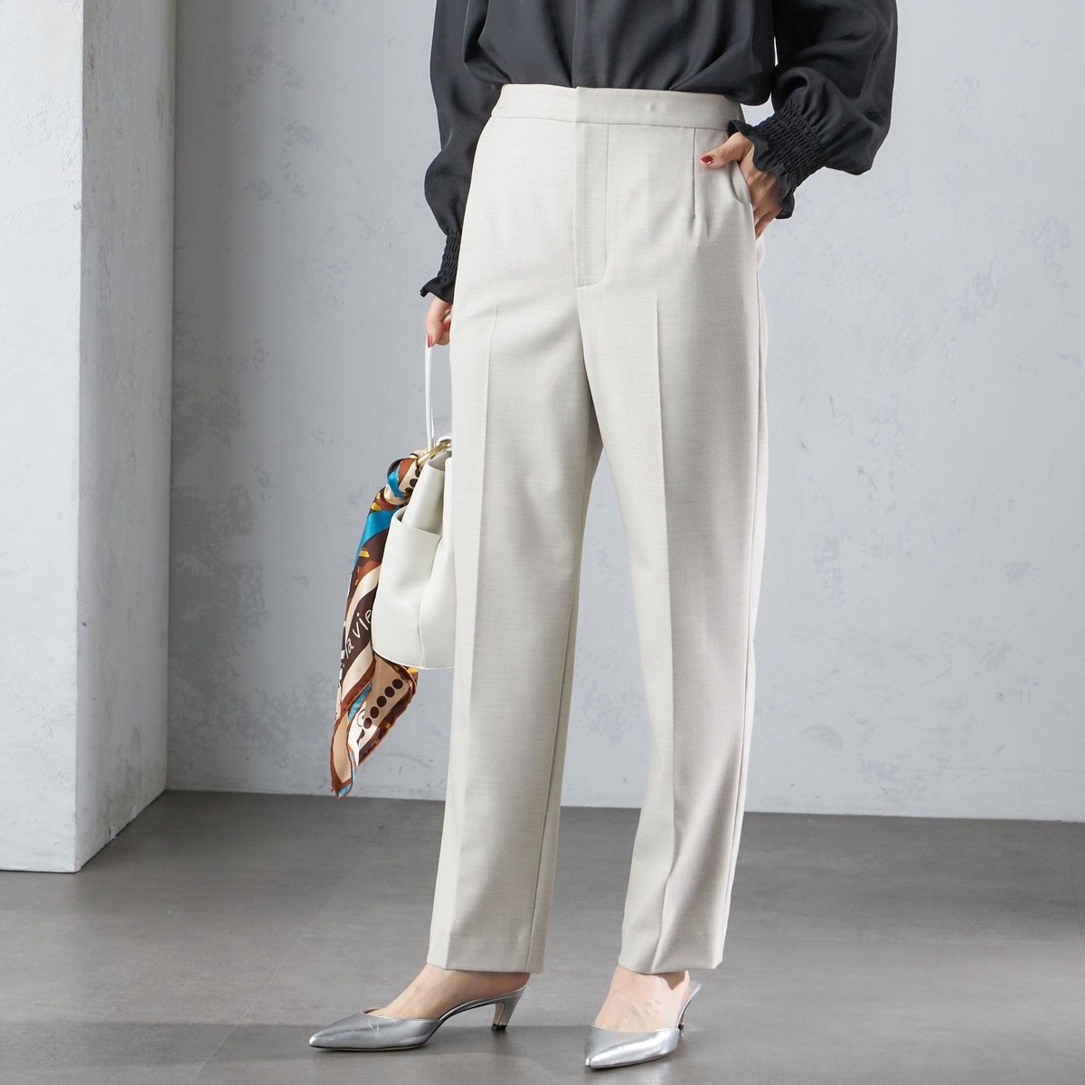 シップス（SHIPS）/〈手洗い可能〉裏起毛 スリム テーパード パンツ 手洗い可能〉裏起毛 スリム テーパード パンツ | シップス(SHIPS