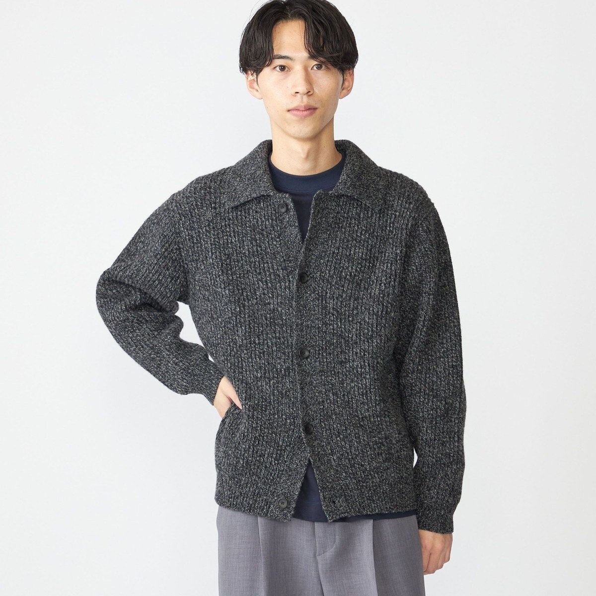 PENDLETON】別注シャギーニットカーディガン バックプリント