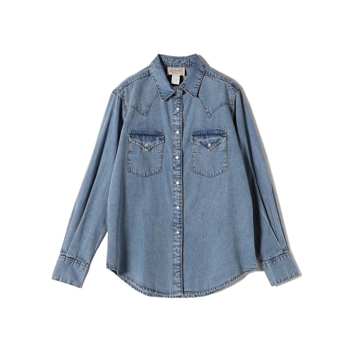 SHIPS for women / シップスウィメン ROCKMOUNT:〈洗濯機可能〉デニム ウエスタン エンブロイダリー SHIPS｜ROCKMOUNT:<洗濯機可能>デニム ウエスタン エンブロイ