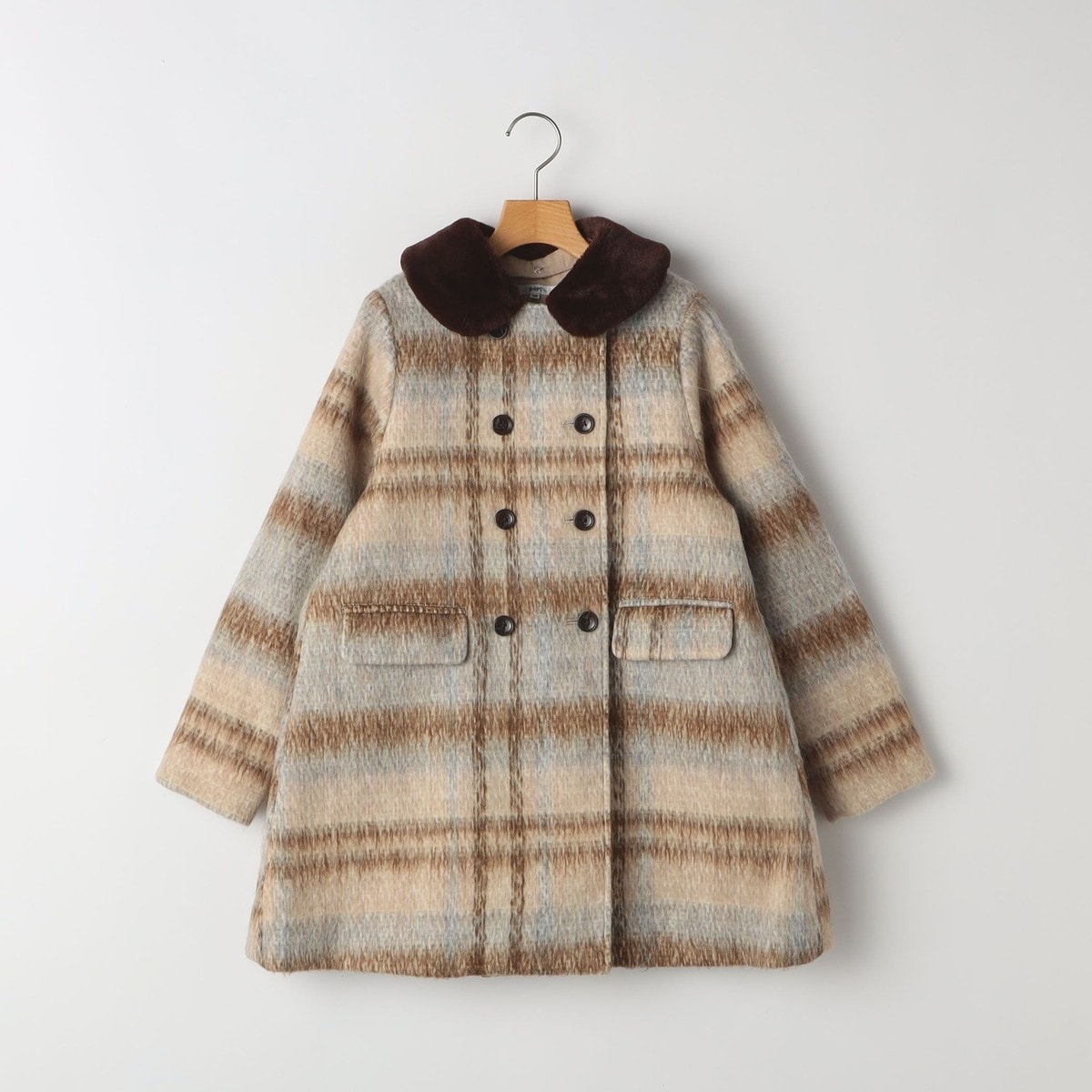 LONDON TRADITION×SHIPS 裏地 チェック チェスターコート LONDON TRADITION×SHIPS 裏地 チェック チェスターコート