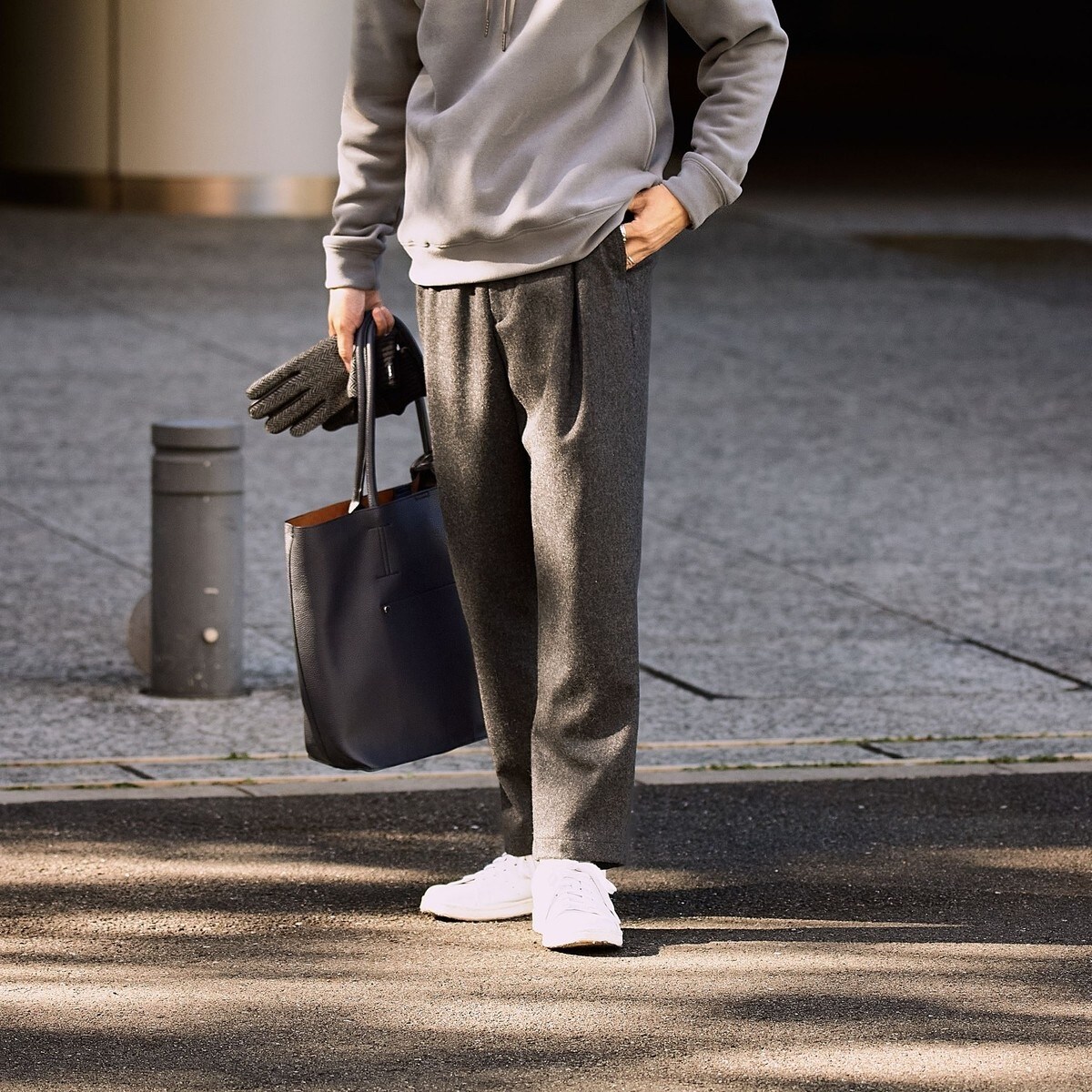 SHIPS別注】FANTASTICDAYS: ウール タック イージー パンツ | シップス