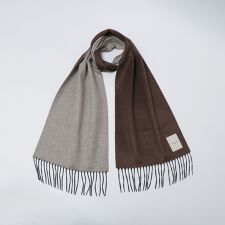 PIACENZA: シルク カシミヤ リバーシブル マフラー