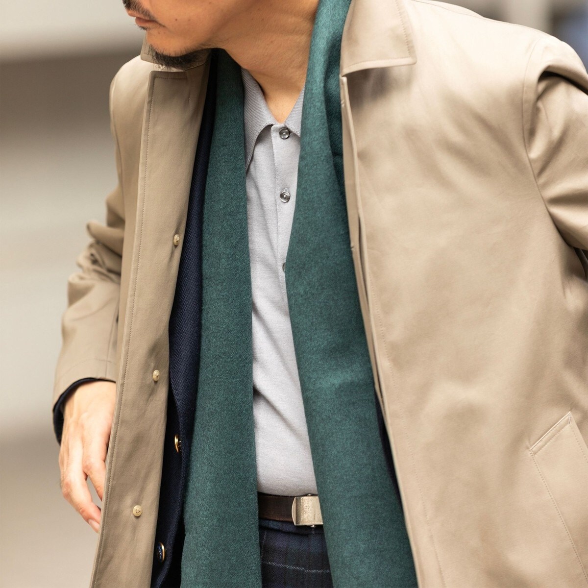 STEFAN COOKE / ステファンクック】 Slashed scarf | ジャーナル