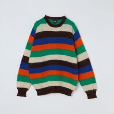 Drake's: STRIPE BRUSHED SHETLAND