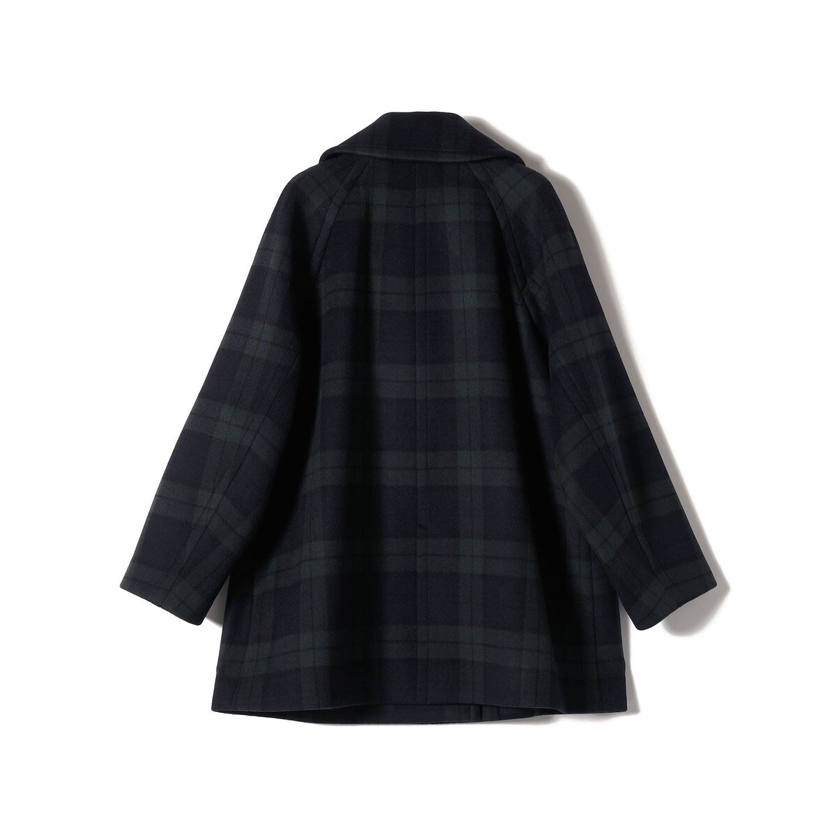 SHIPS Primary Navy Label:ブラックウォッチ Pコート | シップス(SHIPS
