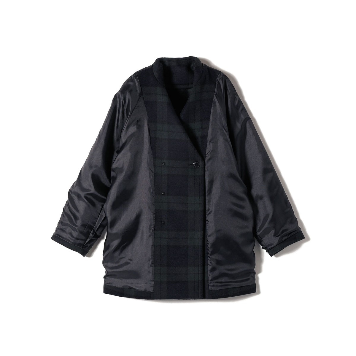 SHIPS Primary Navy Label:ブラックウォッチ Pコート | シップス(SHIPS