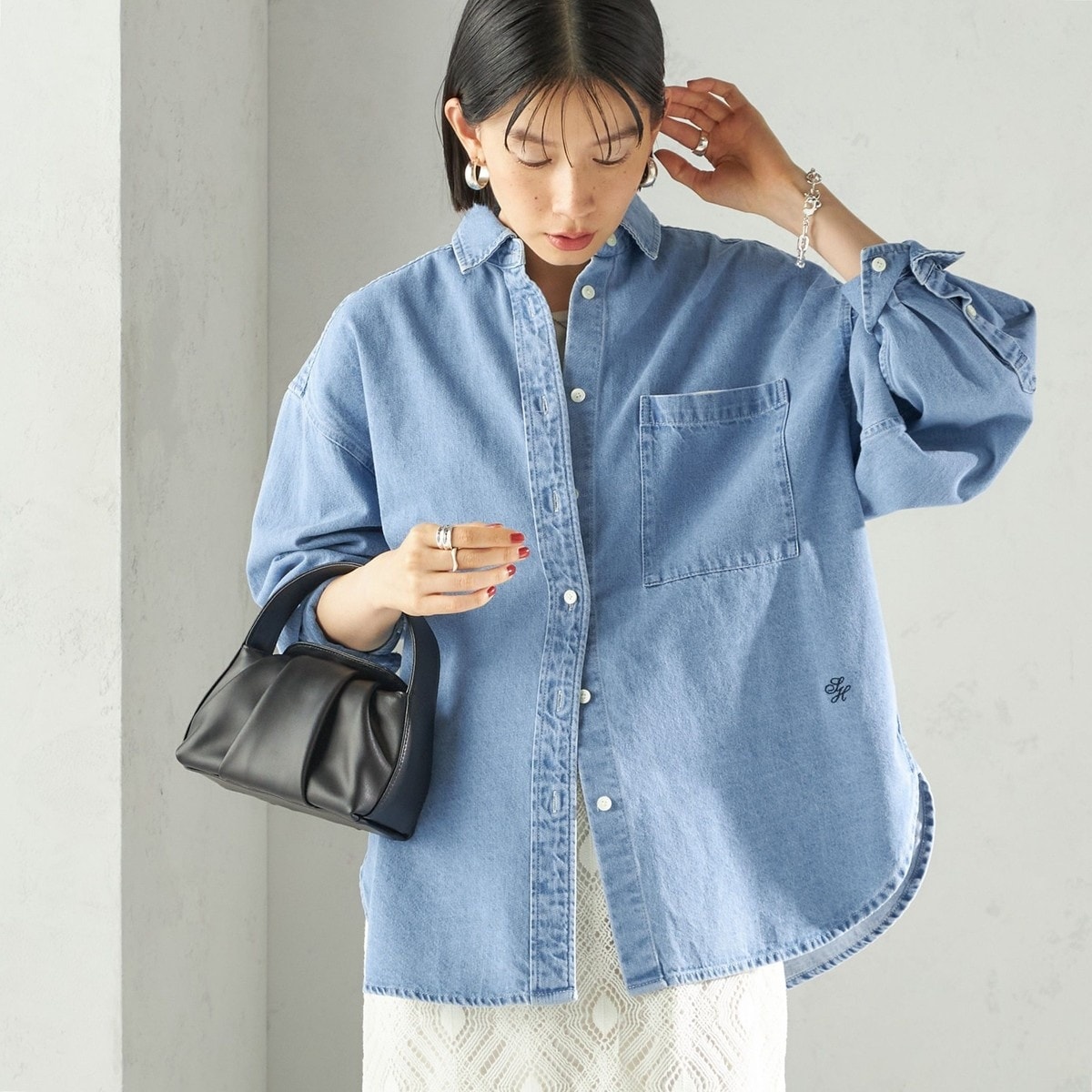 洗濯機可能〉ショート丈 デニム シャツ | シップス(SHIPS) | マルイ