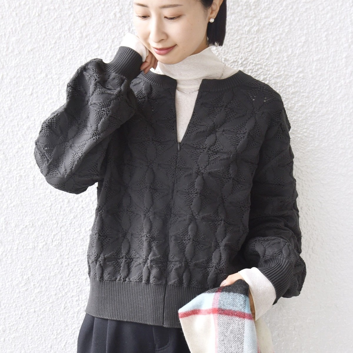 一部追加予約》【WEB限定】〈洗濯機可能〉2WAY フラワー ジャカード