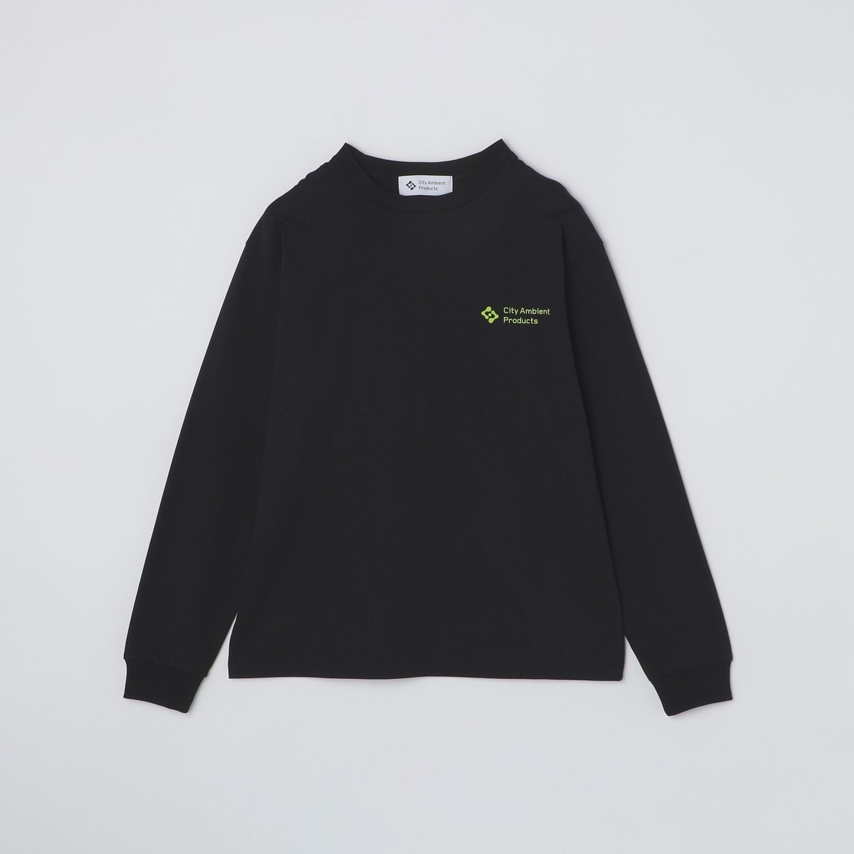 City Ambient Products: スタンダード ロゴ プリント ロングスリーブ Tシャツ City Ambient Products: スタンダード ロゴ プリント ロング