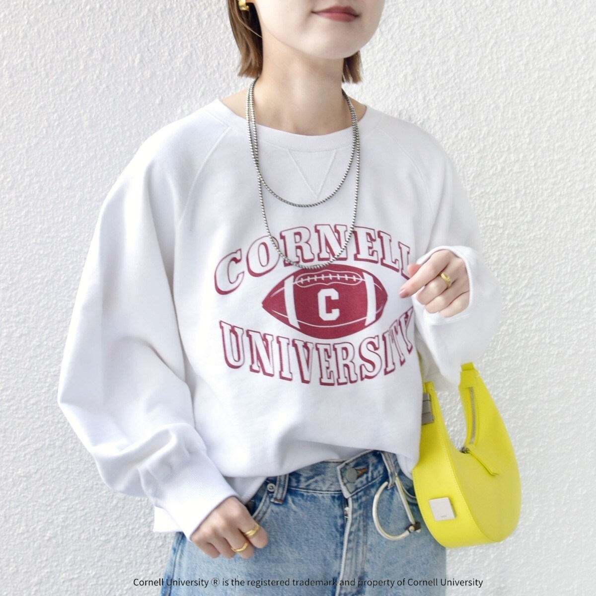 SHIPS別注　GOODROCKSPEED カレッジ　スウェット SHIPS別注】〈洗濯機可能〉GOOD ROCK SPEED:COLLEGE SWEAT