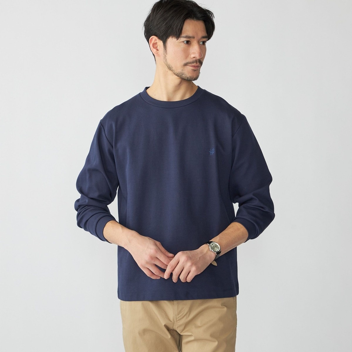 SHIPS: コットン ホッパー ライト クルー プルオーバー SHIPS: コットン ホッパー ライト クルー プルオーバー