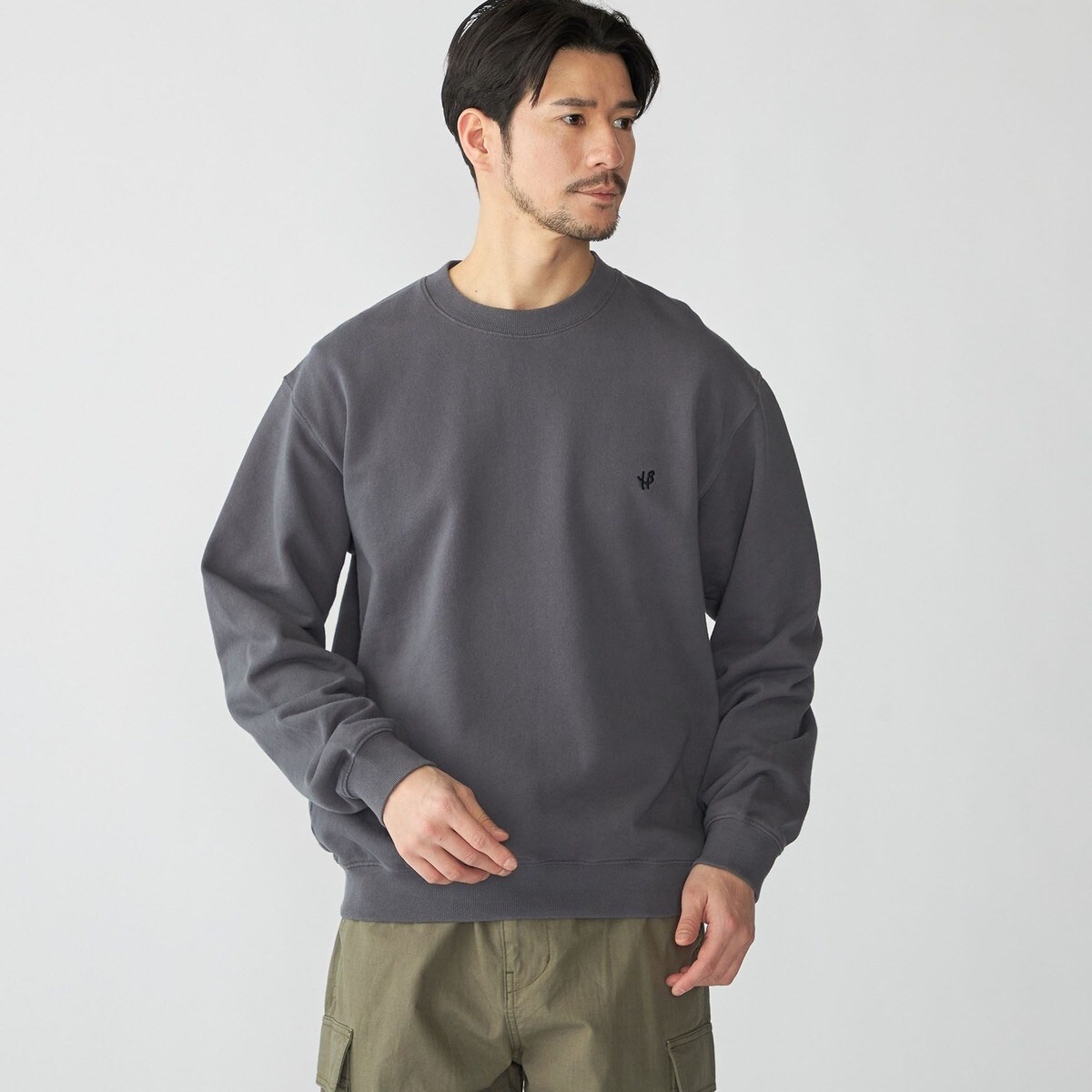 WEB限定】SHIPS: ワンポイント ロゴ オープンエンド テリー ボールウォッシュ スウェット | シップス(SHIPS) | マルイウェブチャネル