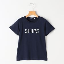 SHIPS KIDS:100～130cm / SHIPS ロゴ TEE