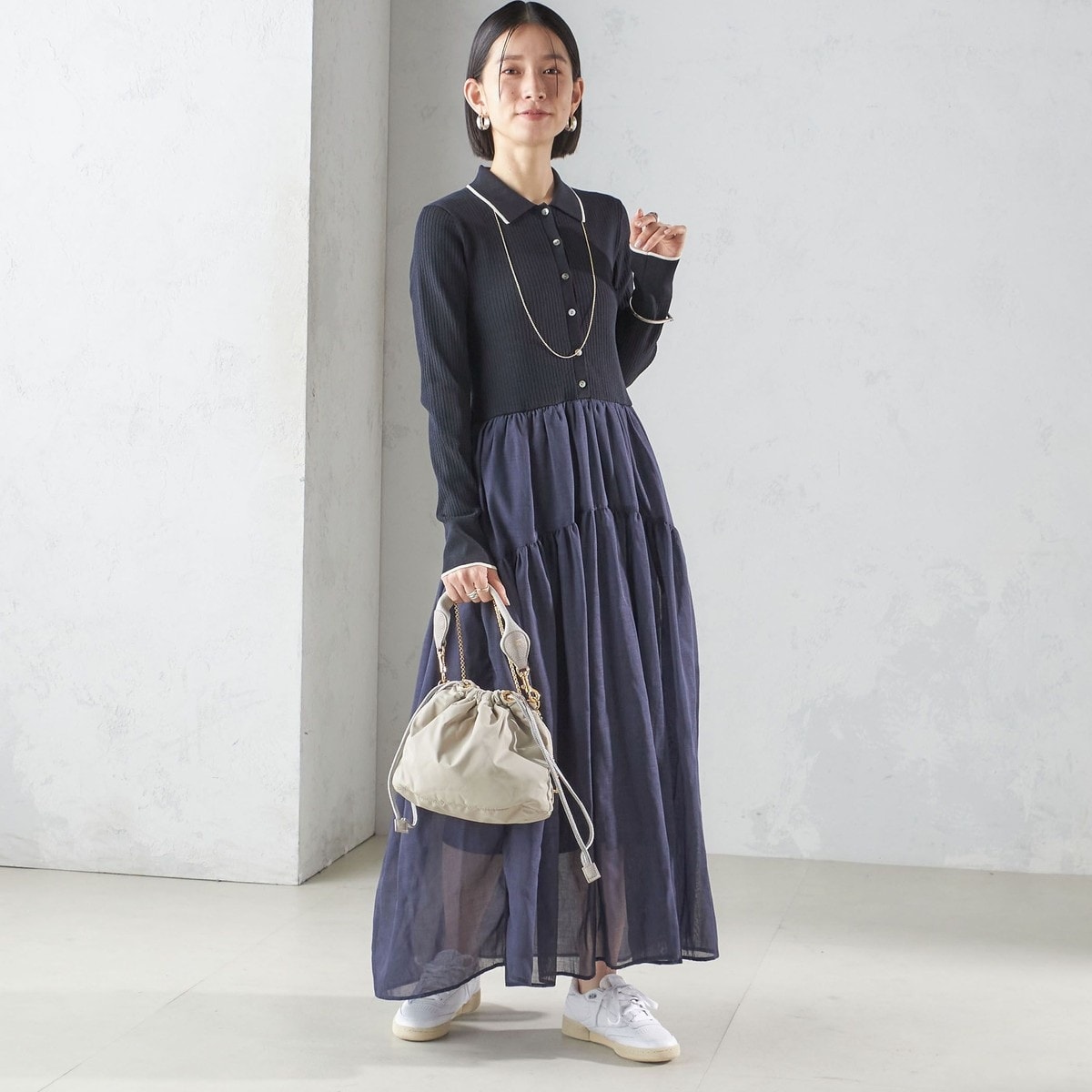 SHIPS別注】kaene:コードレース ワンピース（セレモニー対応可