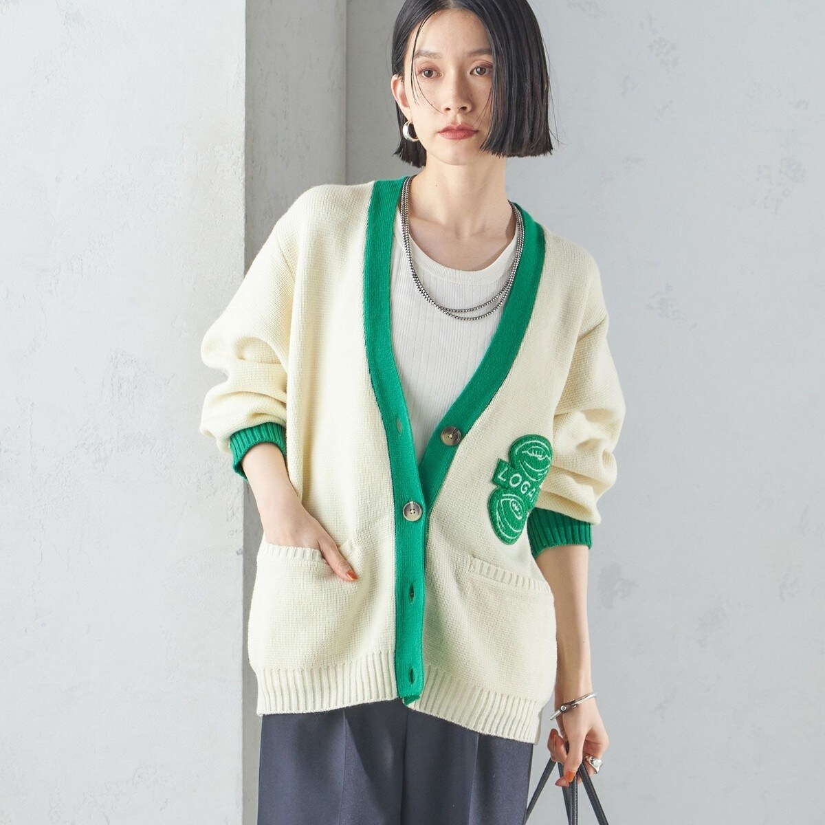 【アーバンリサーチ】『別注』OLDDERBY KNITWEAR×UR　Open Front Hoodie 別注』OLDDERBY KNITWEAR×UR Open Front Hoodie[OFH-UR-UL37
