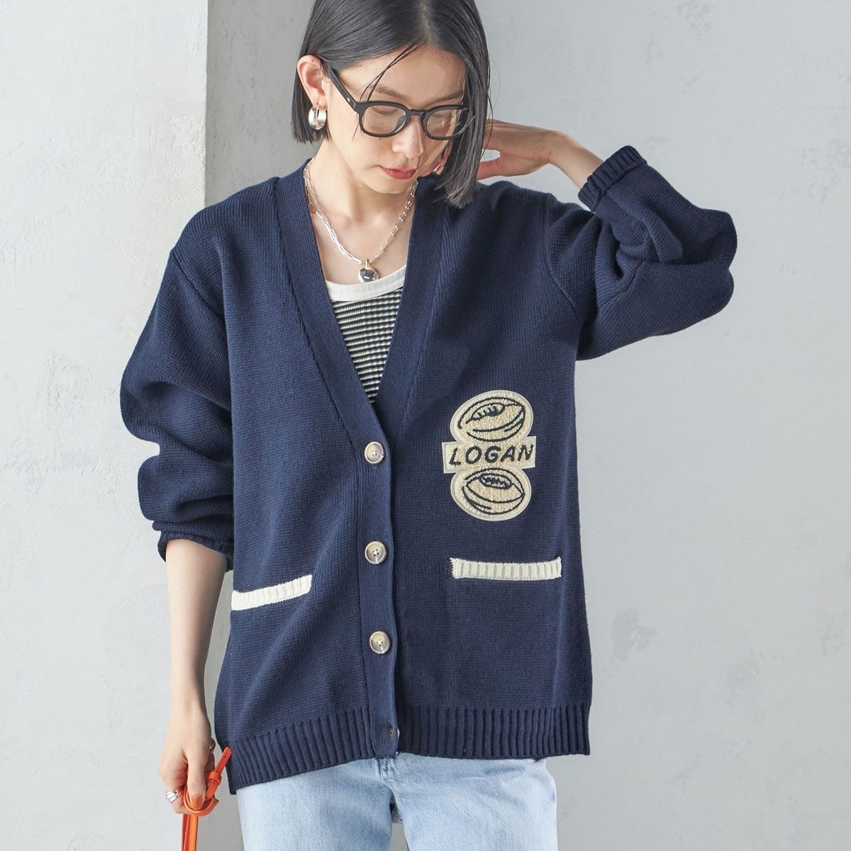 【アーバンリサーチ】『別注』OLDDERBY KNITWEAR×UR　Open Front Hoodie 別注』OLDDERBY KNITWEAR×UR Open Front Hoodie[OFH-UR-UL37