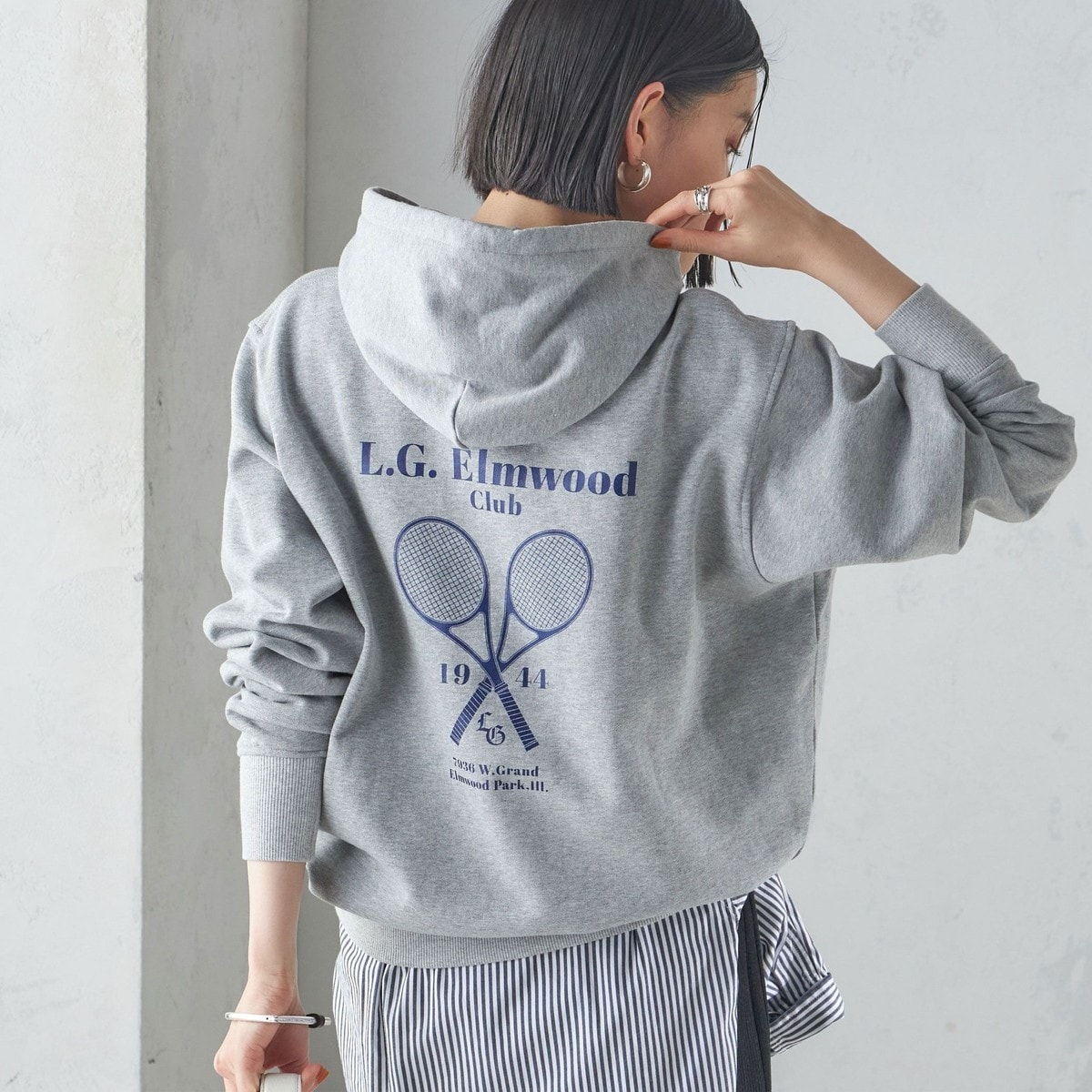 SHIPS any:〈洗濯機可能〉ボア フリース フード ブルゾン パーカー