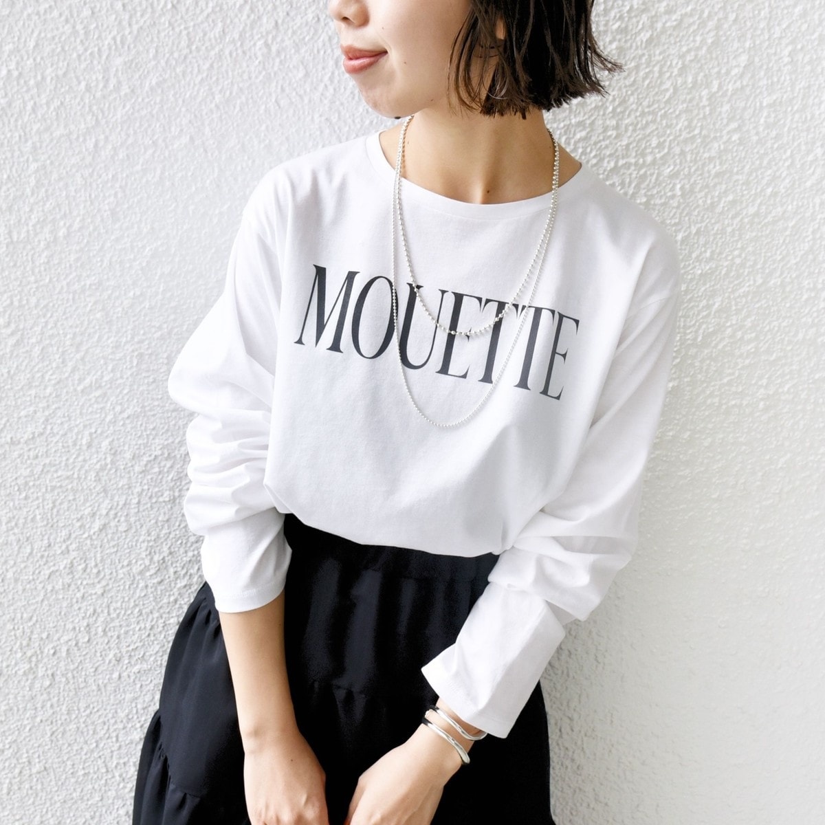 SHIPS for women / シップスウィメン 〈洗濯機可能〉プラチナ ヴェール TEE 洗濯機可能〉プラチナ ヴェール TEE（Tシャツ/カットソー