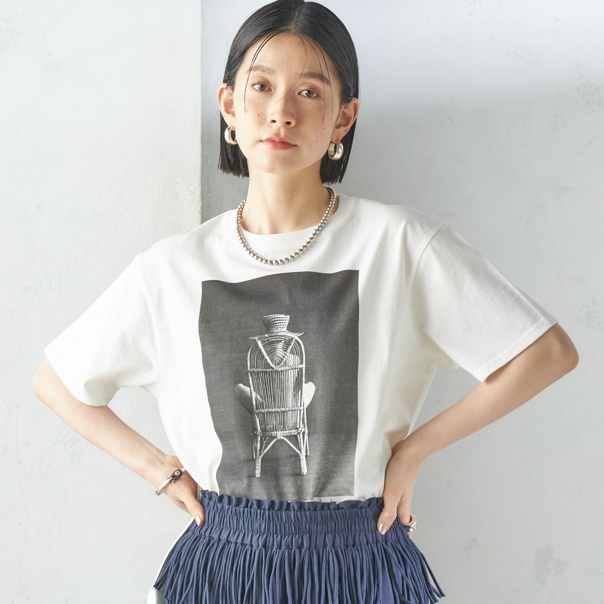 F by ROSSO ペプラムチュールカットソー アーバンリサーチ ロッソ URBAN RESEARCH ROSSO F by ROSSO