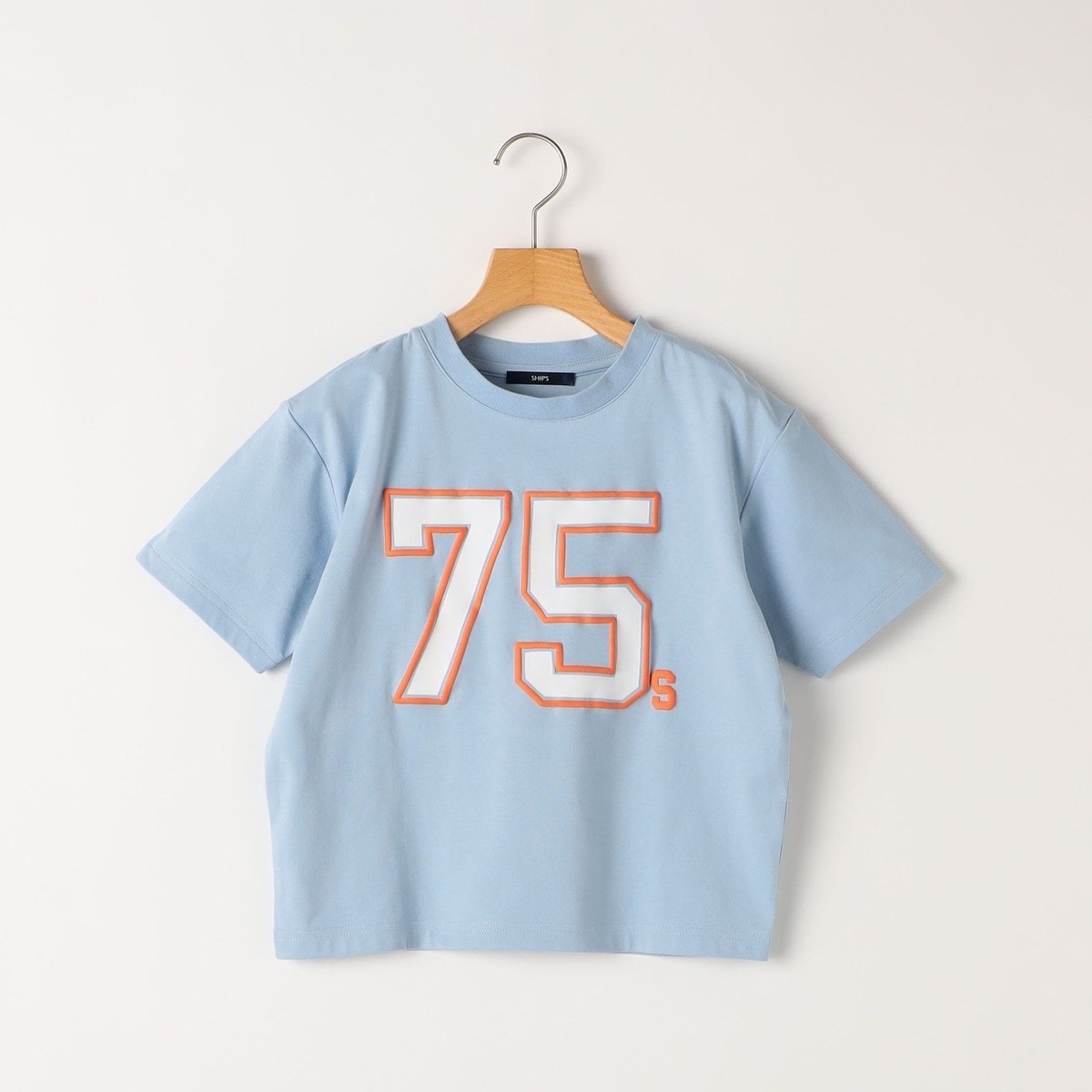 [�}���C]SHIPS KIDS:140�`160cm / �i���o�����O �f�U�C�� ���� T�V���c/�V�b�v�X�iSHIPS�j ���C�g�u���[