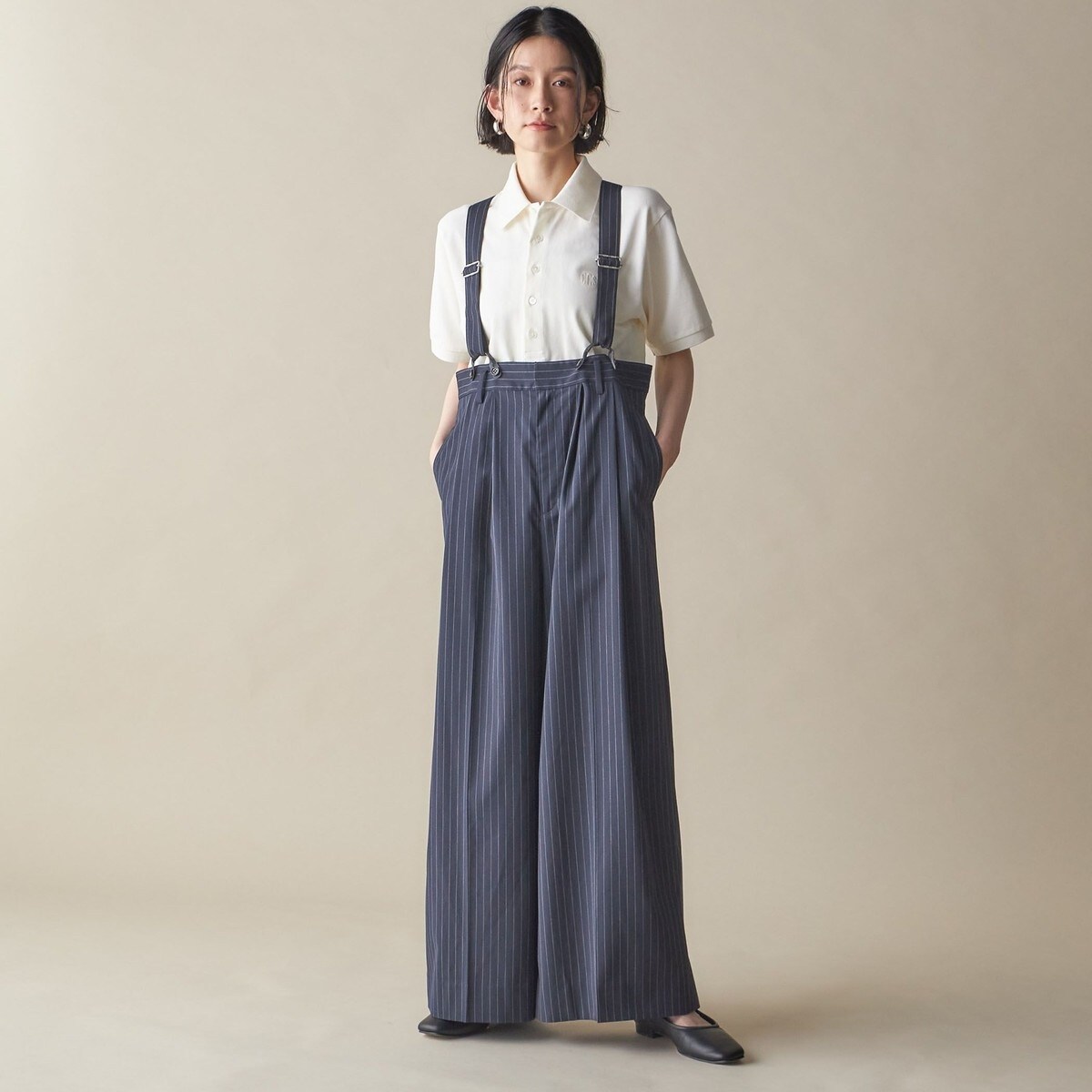 シップス　ヨウリュウリラックスパンツ◇　ライトブルー SHIPS（シップス）の「SHOP PRESSヨウリュウリラックスパンツ