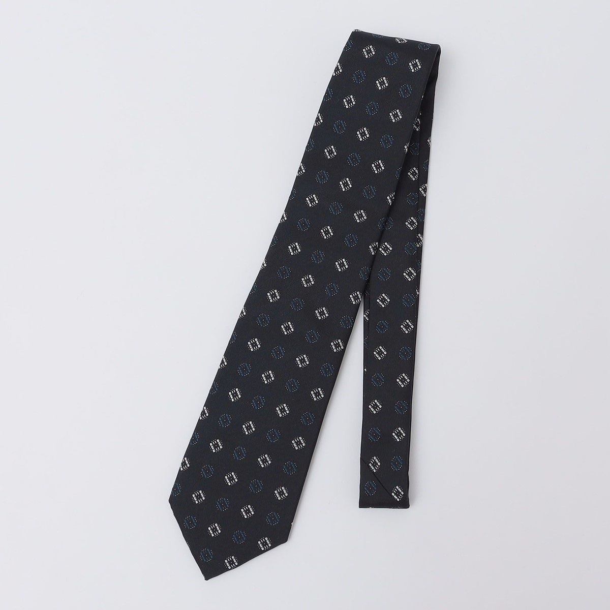 Puccini: シルク メランジ ヘリンボーン ストライプ タイ | シップス